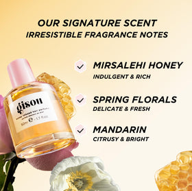 Gisou Parfum Capillaire Infusé au Miel 50 ml - Miel de Fleurs Sauvages packaging