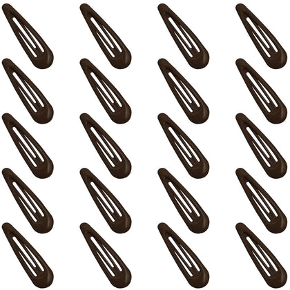 GKETN pinces à cheveux marron en métal, vue de face