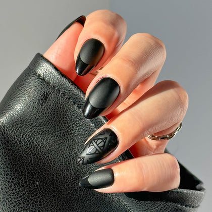 Glamnetic Faux Ongles Harry Potter Deathly Hallows avant vue