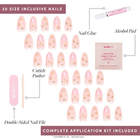 Glamnetic faux ongles My Melody avec tous les accessoires inclus