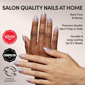 Glamnetic kit d'ongles avec colle et lime double face