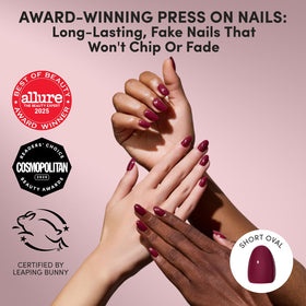 Glamnetic kit de faux ongles press on avec accessoire inclus