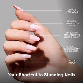Glamnetic kit de faux ongles press-on avec accessoires