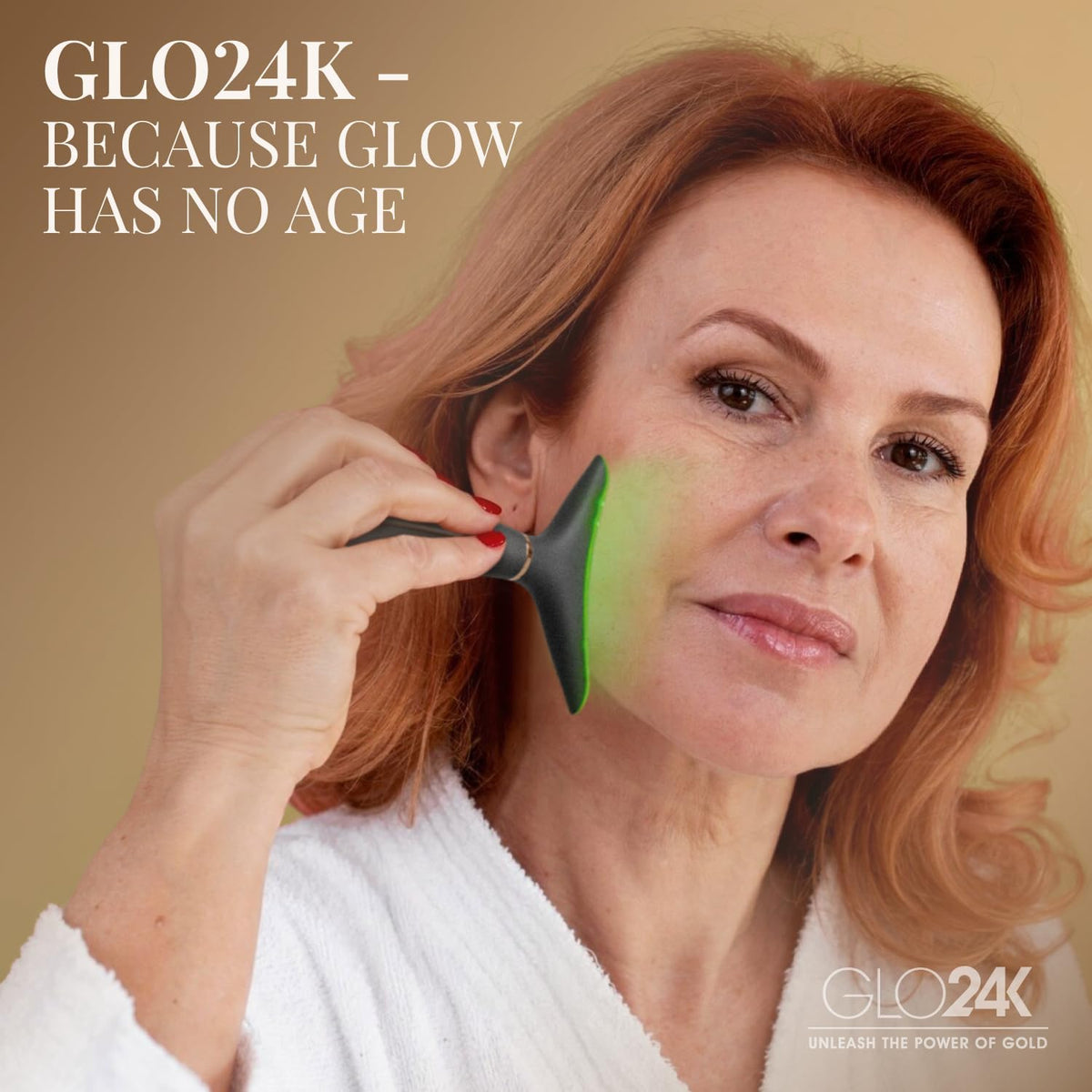 GLO24K Appareil de Massage avec accessoires inclus