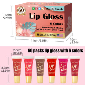 Gloss à lèvres AZEN, assortiment de couleurs