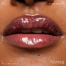 Gloss à Lèvres Bling NYX 10g échantillon sur lèvres