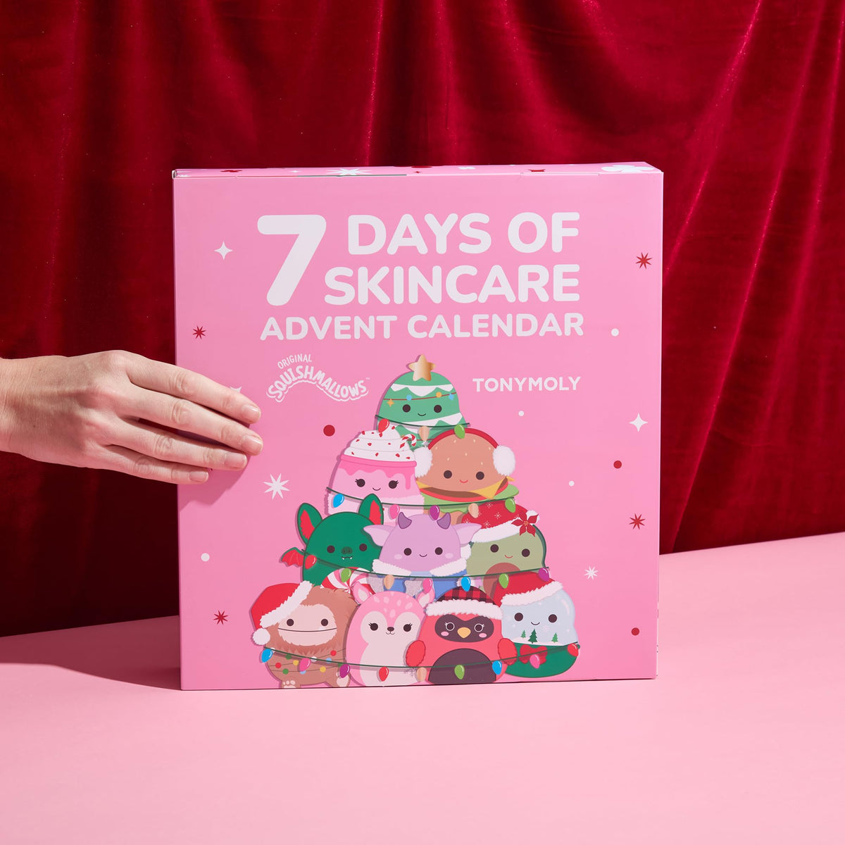 Gloss à lèvres brillant inclus dans le calendrier