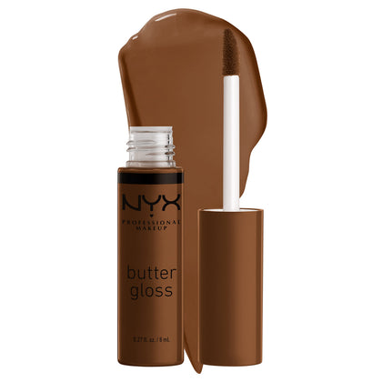 Gloss à lèvres Caramel de NYX en tube, vue avant