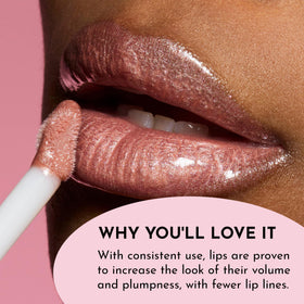 Gloss à Lèvres Lawless Candy Sky appliqué sur des lèvres