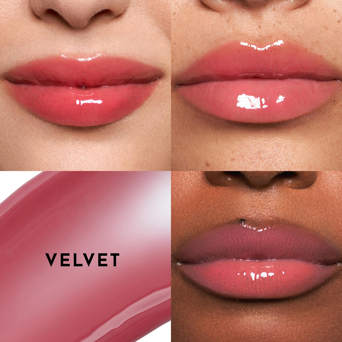 Gloss à Lèvres LAWLESS, présentation avec d'autres produits de maquillage