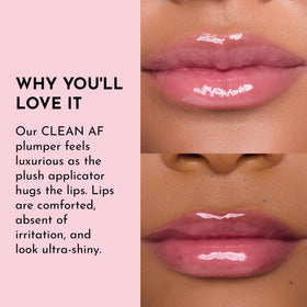 Gloss à lèvres Lawless Strawberry Popsicle sur fond blanc