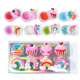 Gloss à lèvres Mebtmel avec différents designs de cupcakes