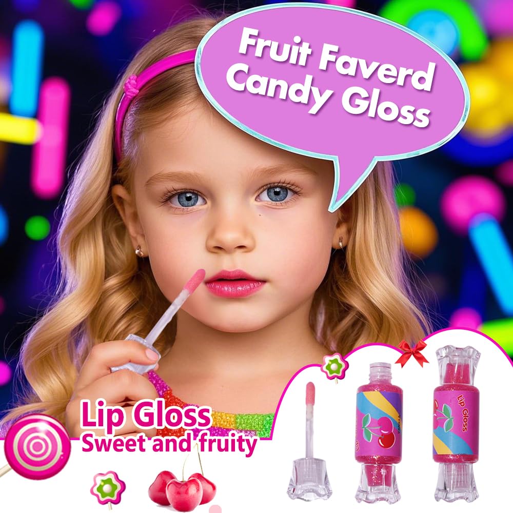 Gloss à lèvres Mebtmel avec saveur de fraise, packaging