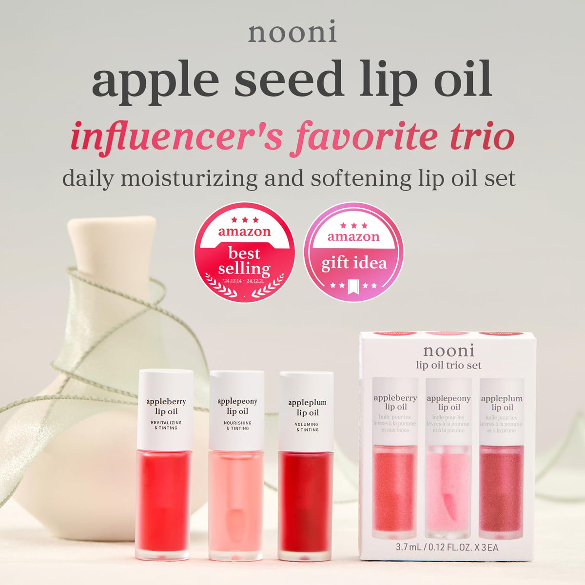Gloss à lèvres NOONI dans un sac à main pour une utilisation pratique