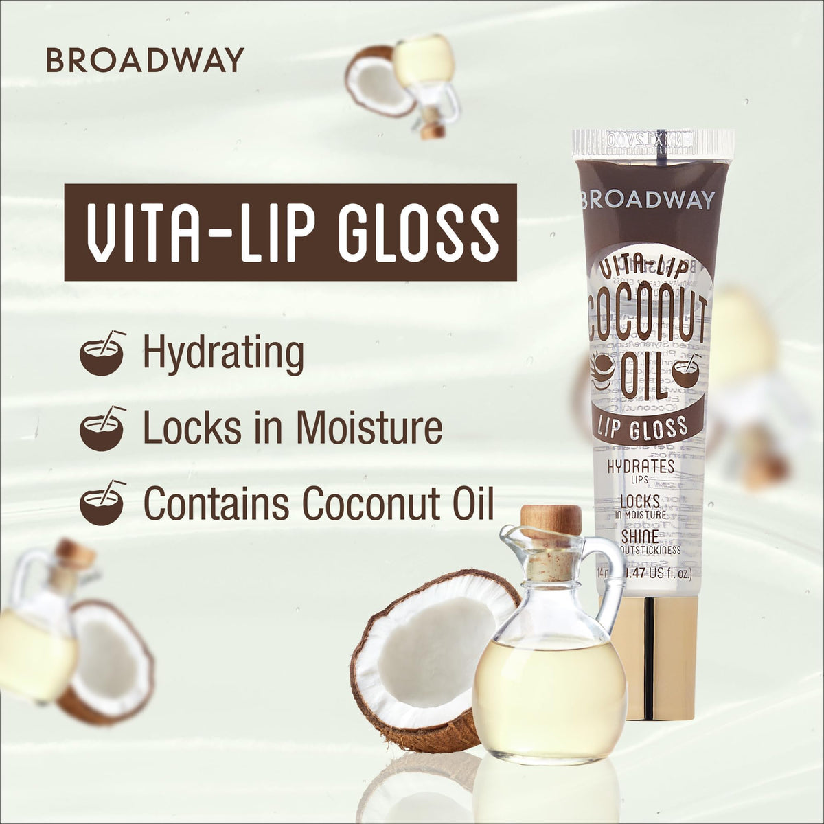 Gloss à lèvres Ruby Kisses Broadway Vita-Lip avec brillance