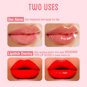Gloss à lèvres Ruby Kisses dans un environnement de maquillage