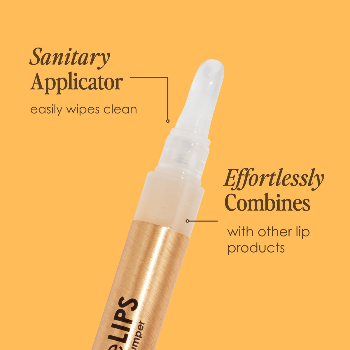 Gloss hydratant GrandeLIPS à côté de produits de maquillage
