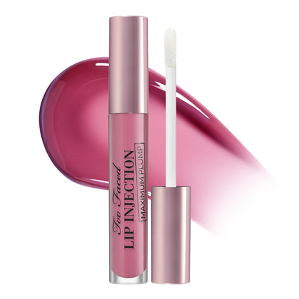 Gloss Too Faced Lip Injection Maximum Plump couleur True Mauve, vue de face