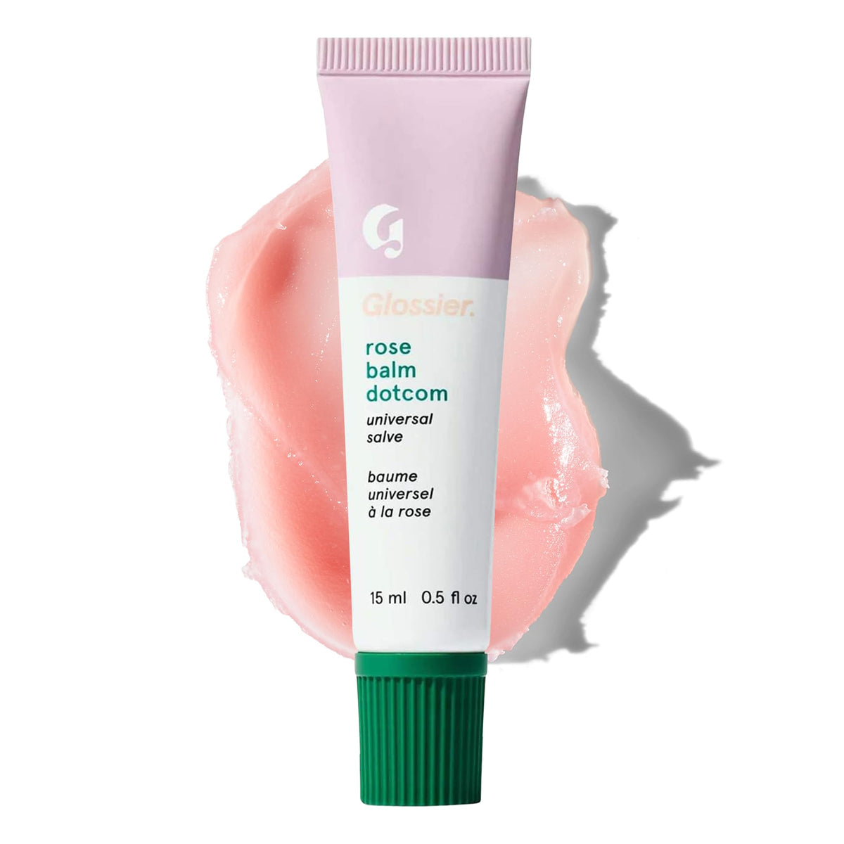 Glossier Balm Dotcom Rose Pink Tinte tube vue avant