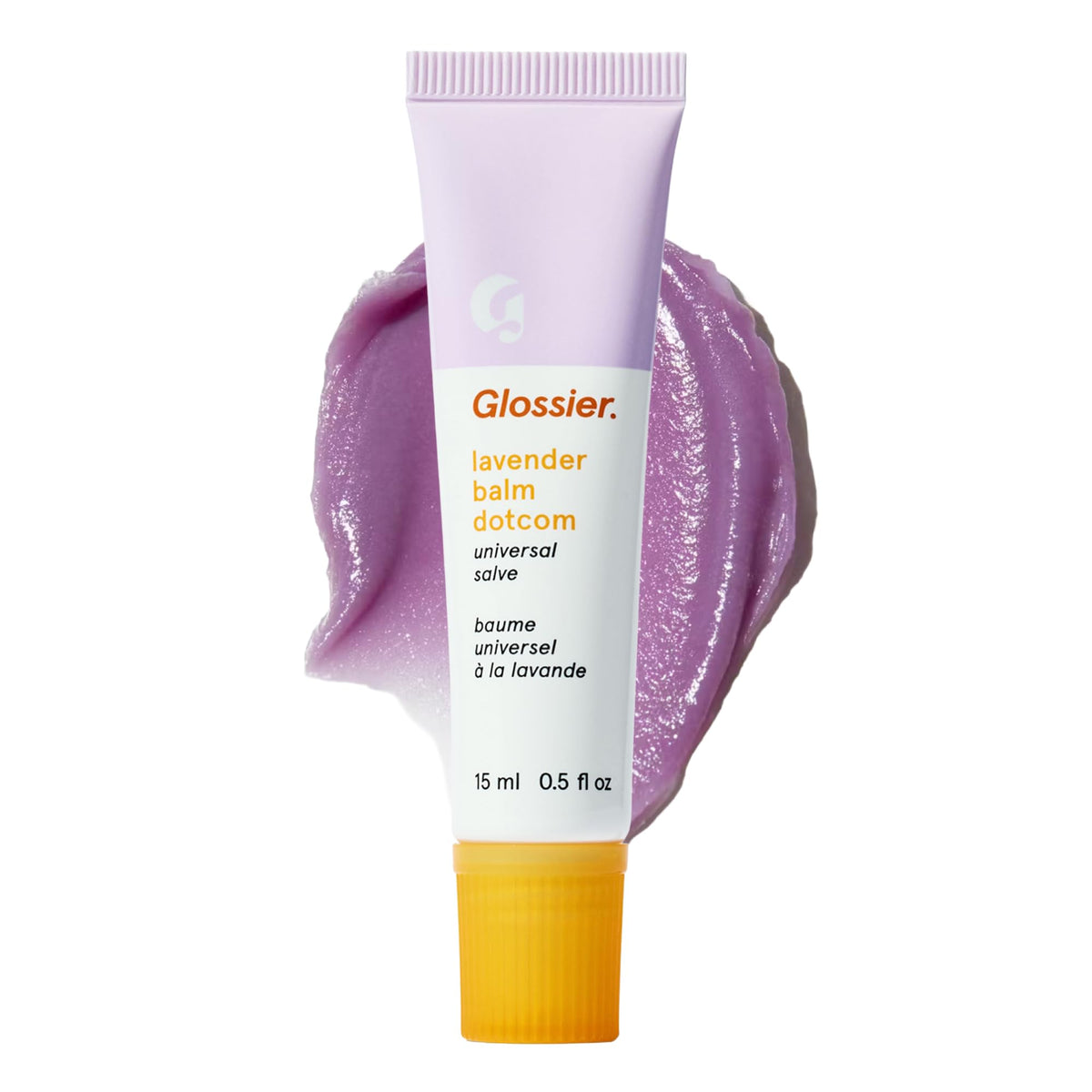 Glossier Balm Dotcom teinté lavande 18g vue de face
