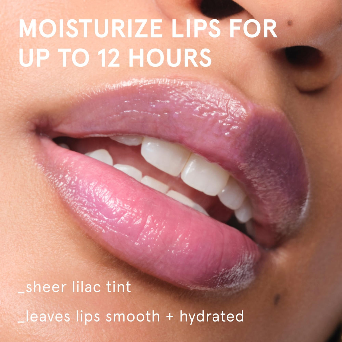 Glossier Balm Dotcom tube ouvert montrant la texture