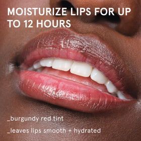 Glossier Balm Dotcom tube ouvert montrant la texture du baume