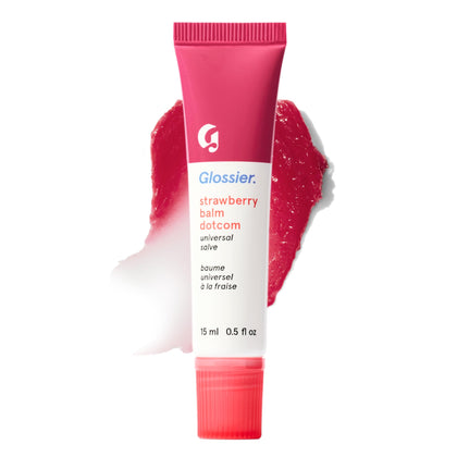 Glossier Baume à Lèvres Tanné Universel 20g en tube, teinte fraise