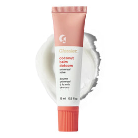 Glossier Baume Balm Dotcom 18g modèle noix de coco vue de face