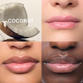 Glossier Baume Balm Dotcom 18g sur une table avec des produits de beauté