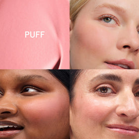 Glossier Cloud Paint Blush Crème Puff 9g application sur la joue