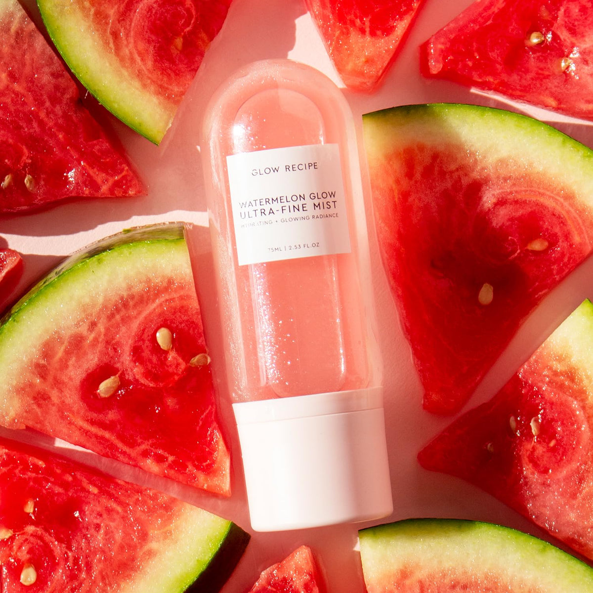 Glow Recipe Brume Hydratante au Pastèque 75ml vue arrière avec ingrédients visibles