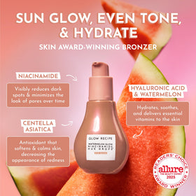 Glow Recipe Hue Drops Bronzant 40ml application sur le visage