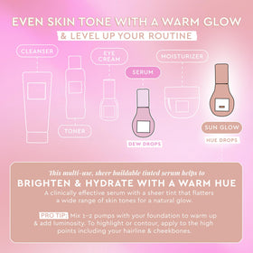 Glow Recipe Hue Drops Bronzant 40ml dans sa boîte