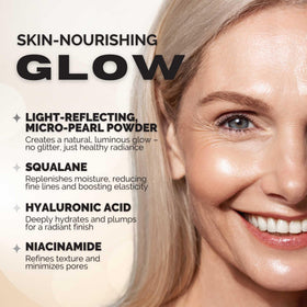 Glow support sur le visage avant le maquillage