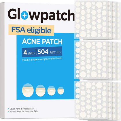 Glowpatch 504 Patches Hydrocolloïdes ensemble de 12 feuilles