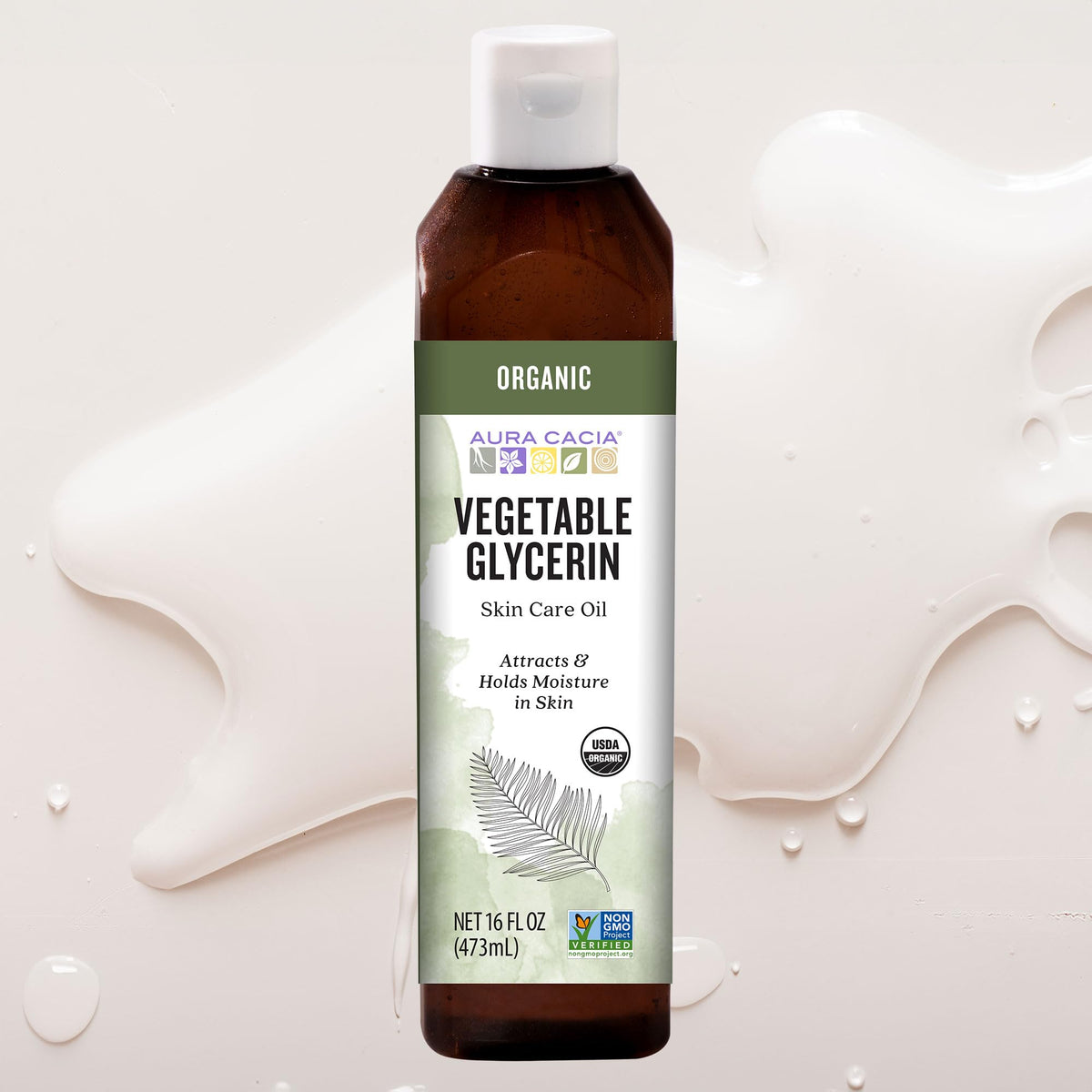 Glycérine végétale Aura Cacia avec ingrédients naturels