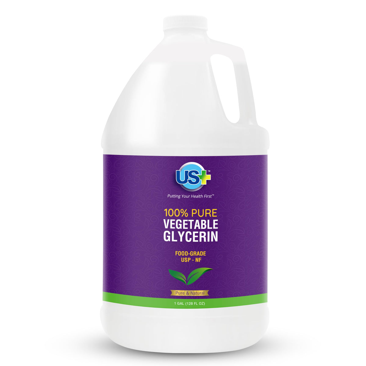 Glycérine Végétale US+ 100% Pure 3,78 L vue avant
