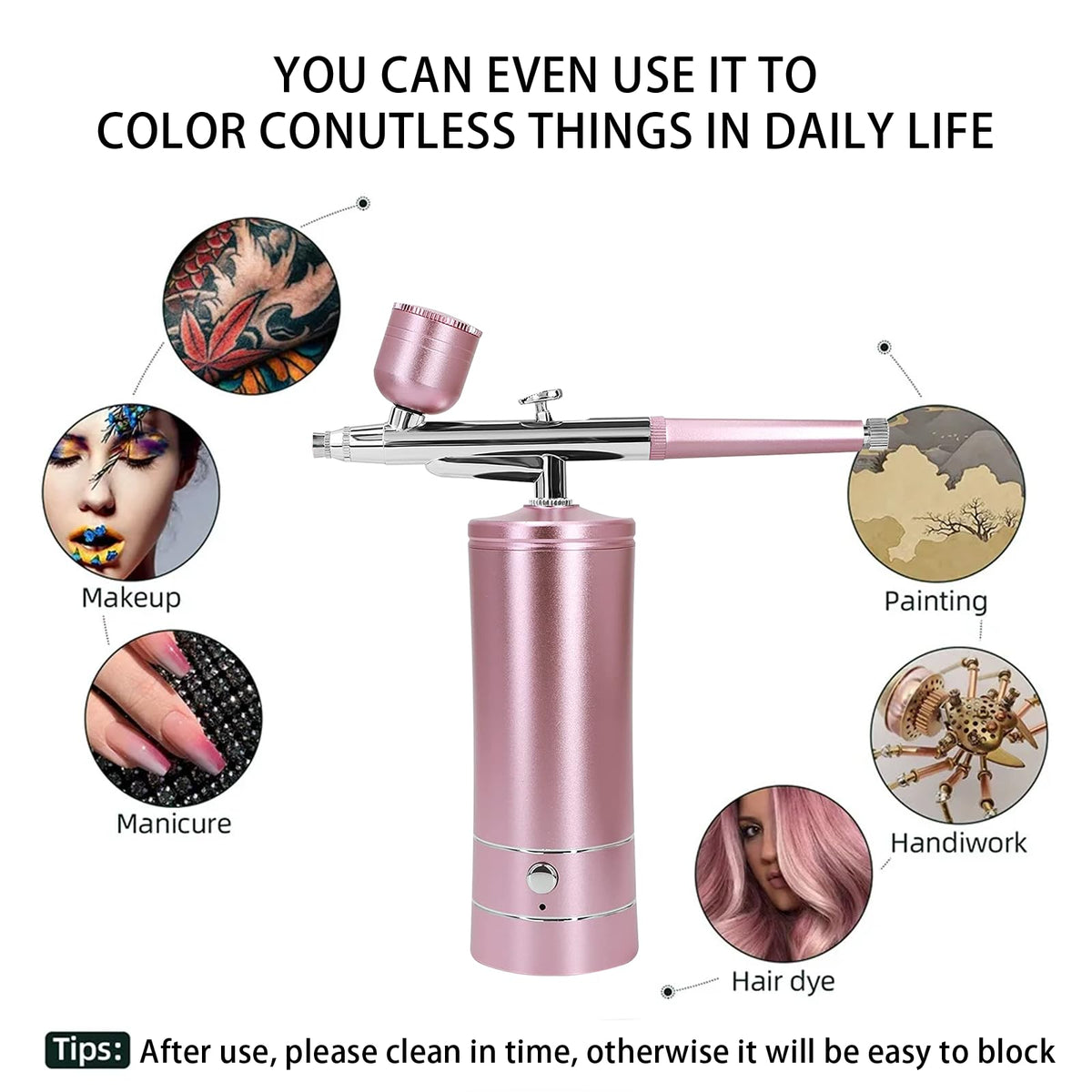 Gobelet de 20CC du kit d'airbrush crpen