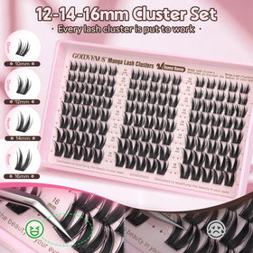 Goddvenus Kit de Cils Manga Bunny avec un modèle en maquillage
