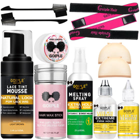 Goiple Mousse Teintée pour Perruques 3,4 fl oz vue de face