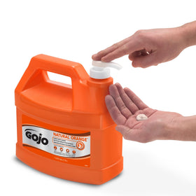 GOJO Nettoyant Mains Ponceau Orange 1 Gal vue arrière