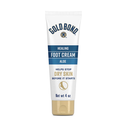 Gold Bond Crème pour les Pieds 4 oz avec aloe vera, vue de face