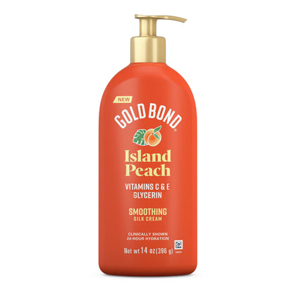 Gold Bond Crème Soignante à la Pêche des Îles 414ml vue de face