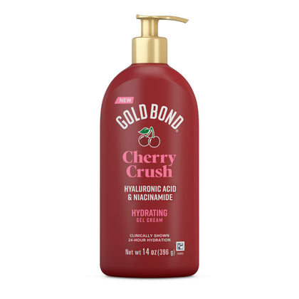 Gold Bond Gel Crème Hydratante Cerise Éclat 14 oz vue de face