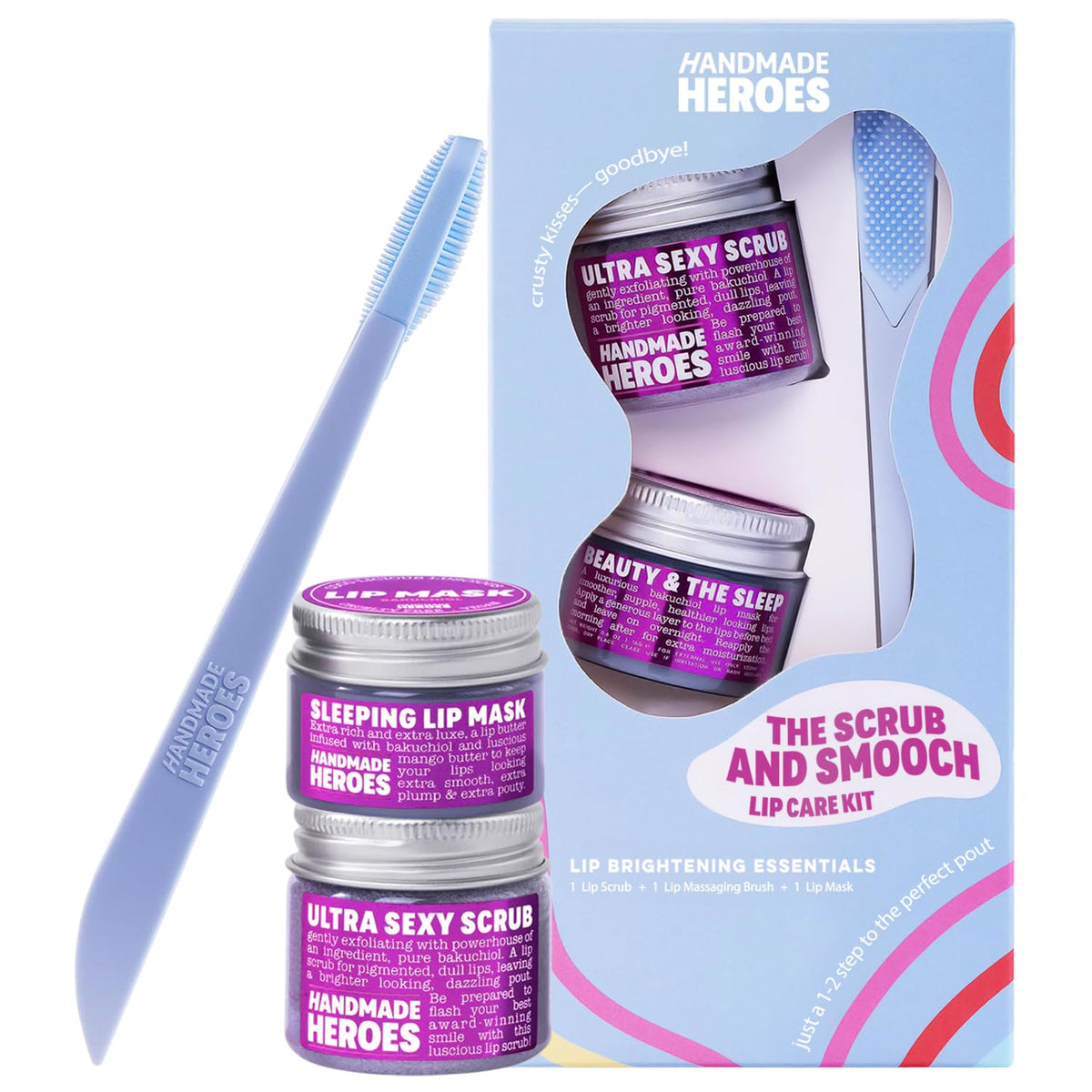 Gommage à lèvres naturel Bakuchiol de Handmade Heroes, vue avant