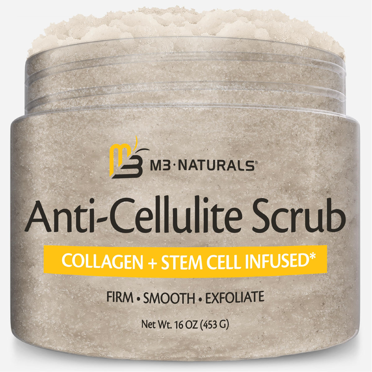 Gommage anti-cellulite M3 Naturals 520g avec packaging