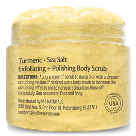 Gommage au curcuma M3 Naturals texture crémeuse