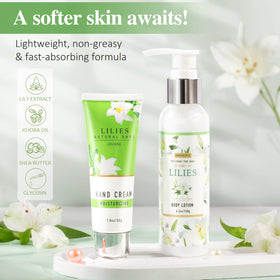 Gommage corporel du coffret de soins au lys LUCOTIYA