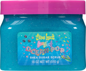 Gommage corporel Tree Hut Ocean Pop 591g vue de face avec couvercle