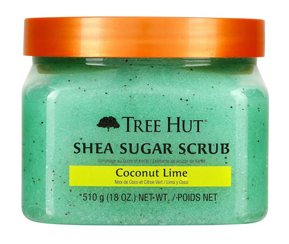 Gommage corps Coco Citron Tree Hut 600g vue avant avec emballage